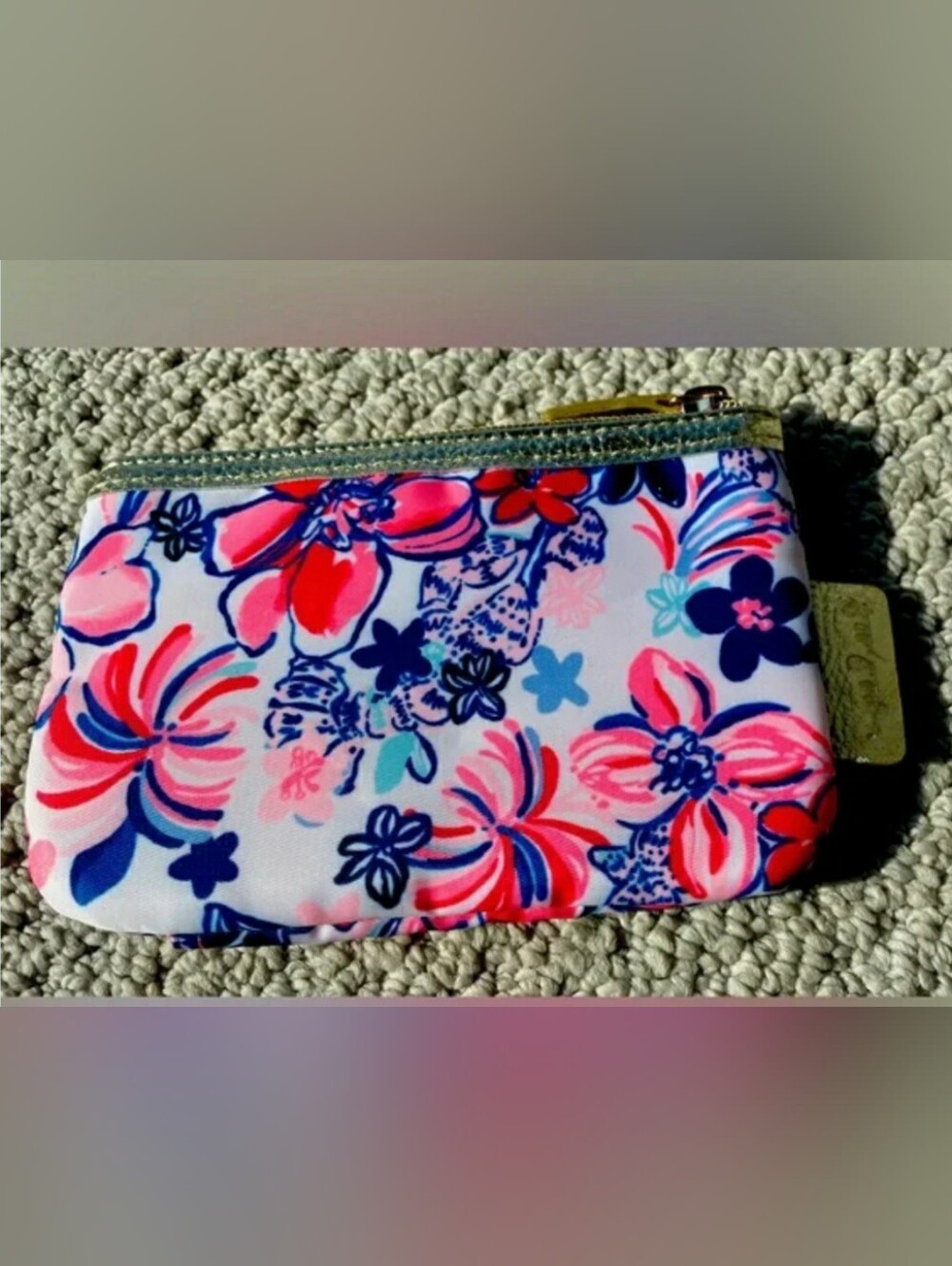 Lilly Pulitzer Party Like A Lobstar Zip Coin Pouch